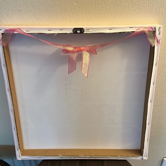 Laugh Dance Dream Smile 20”x20” Canvas Perfect for Little Girls Room or Nursery - Picture 10 of 13